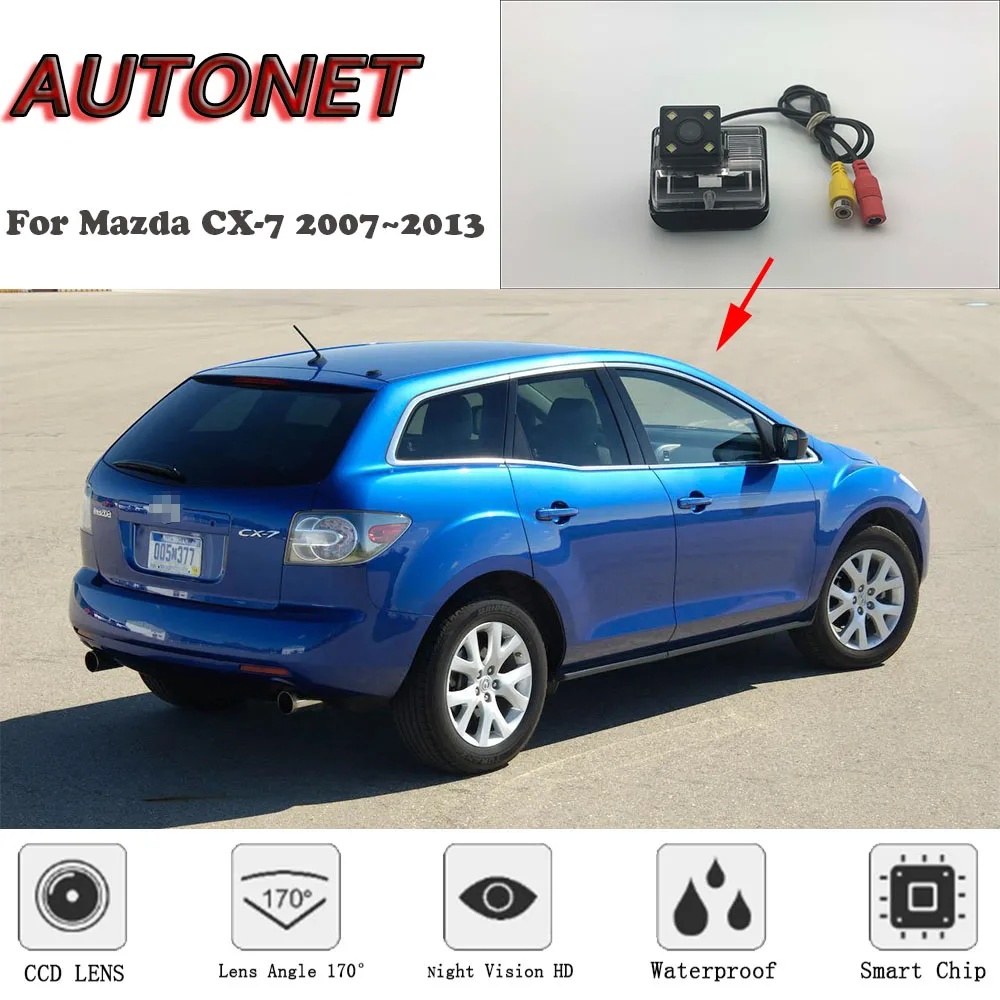 

AUTONET HD Night Vision Backup Rear View camera For Mazda CX7 CX 7 2007~2013/license plate camera