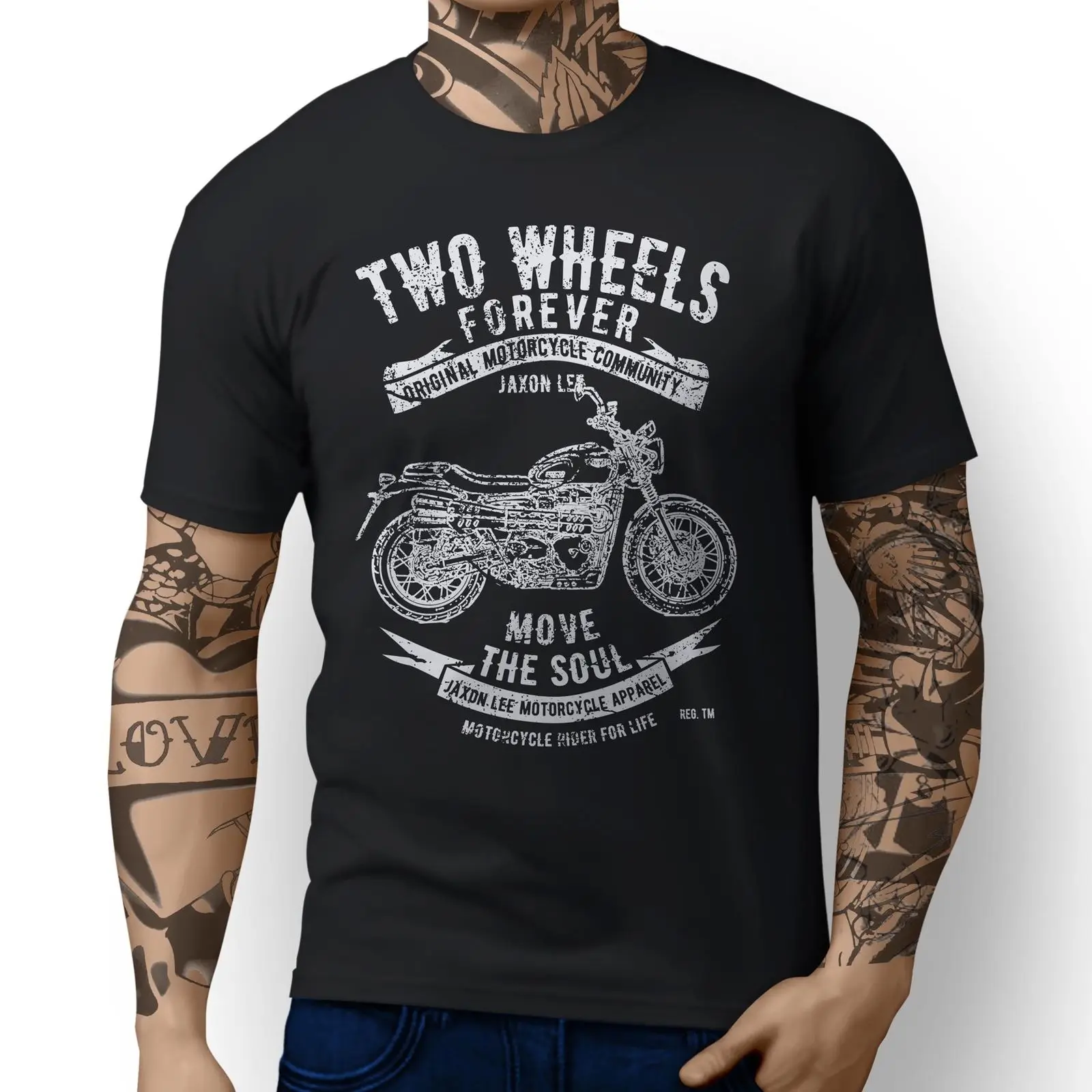 2019 New Fashion American Motorbike Street Scrambler Inspired Motorcycle Art T-shirts