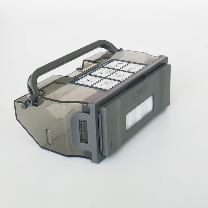 صندوق فلتر للمكنسة الكهربائية ecovacs deebot M81 M81 PRO ، قطع غيار روبوت الفراغ ، صندوق جمع الغبار ، استبدال