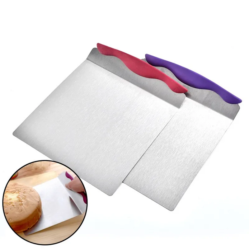 

20pcs/lot Stainless Steel Cake Shovel Transfer Cake Tray Moving Plate Cake Lifter Bread Pizza Blade Baking Tools Bakeware