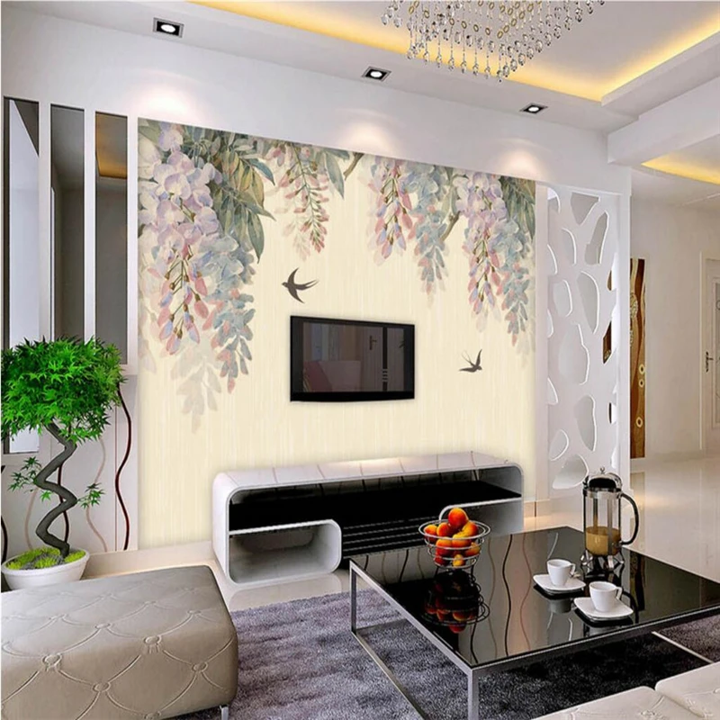 beibehang Retro hanging iron TV wall decoration papel de parede 3D painting wallpaper for wall wall papers home decor flooring