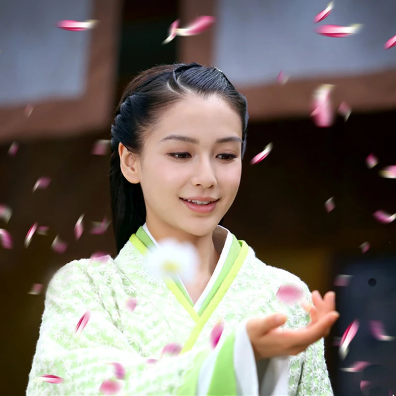 AngelaBaby Pink Aesthetic Hanfu Love Story of the Desert - Yun Zhong Ge Angelababy Same Design Costume Women's Costume Hanfu