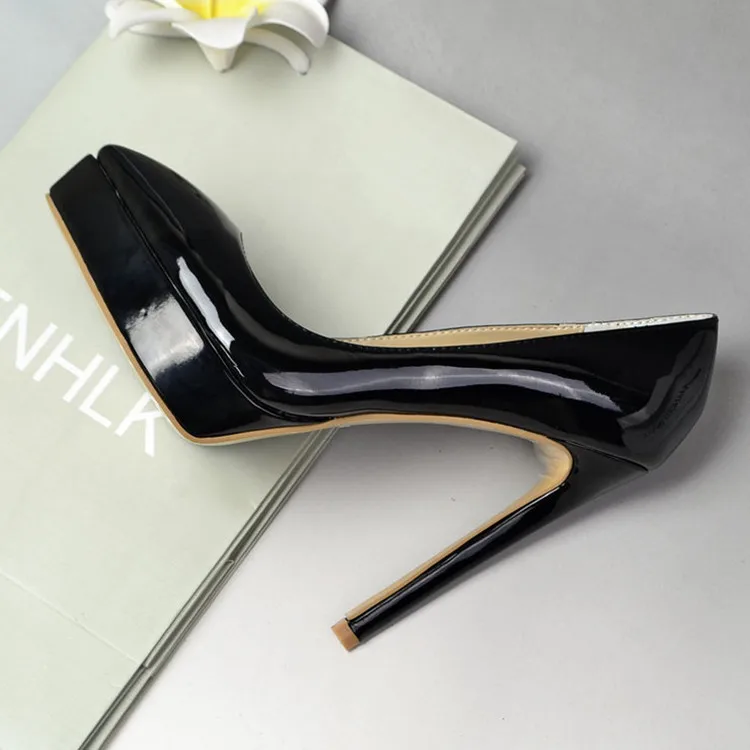 New Women Platform Pumps 12cm Sexy Snake Thin High Heels Ladies Party Shoes Pointed Toe Office Shoes