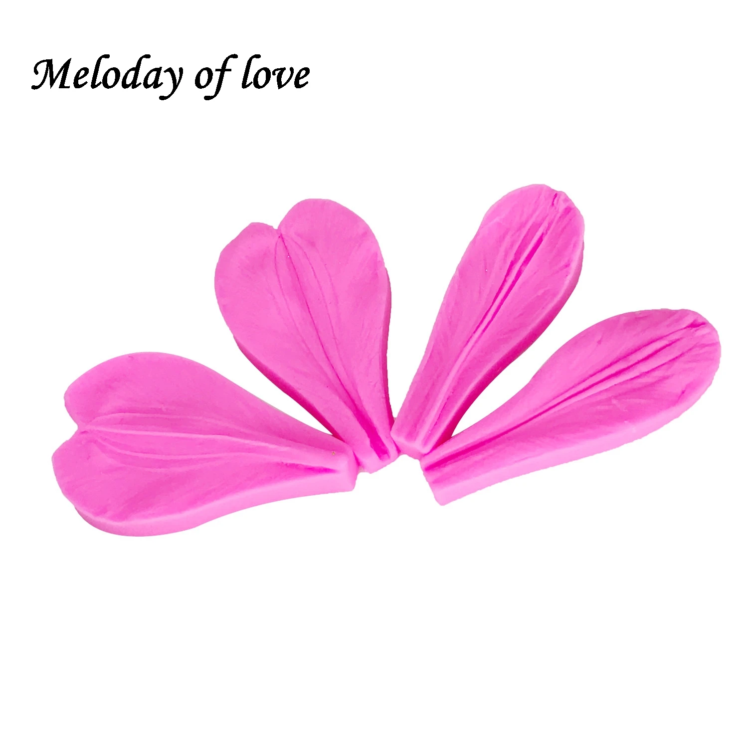 4pc/set DIY Lily petals silicone mold flower Cake Tools decorating Gumpaste fondant chocolate  Polymer Resin Clay Mold T1390