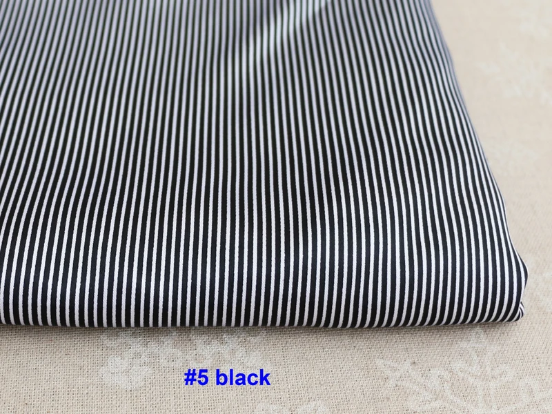 1 meter X 1.48 meter soft polyester satin material textille super thin stripe fabric diy