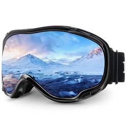 MAXJULI Ski Googles UV Protection Anti-Fog Snow Goggles for Men Women Youth M1