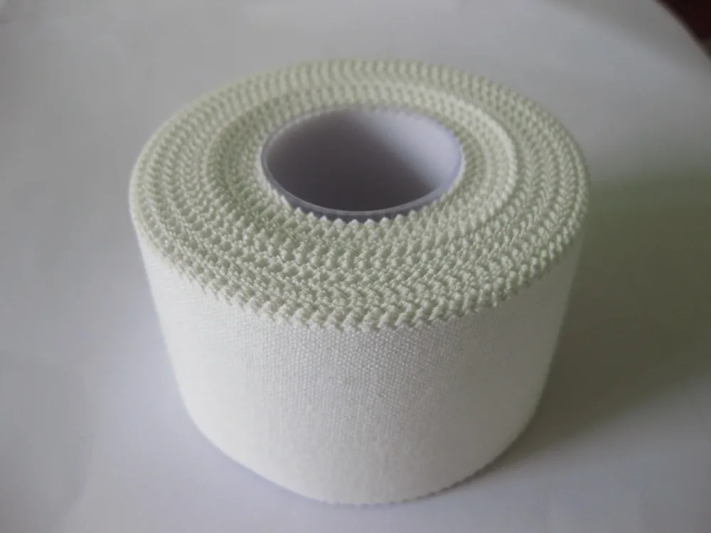 2rolls 3.8cm*10m white sports tape knee ankle bandage elastic strapping injuries tape athletic bandage sports ankle wrist injury