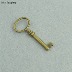 Wholesale 10pcs Metal Charms Antique Bronze key Charms Pendant Jewelry Making Bracelet Necklace DIY 41*17mm O258