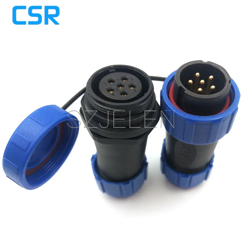 SP2110,  Waterproof Connector 6 Pin, Industrial Equipment Power Connectors, High-Voltage Connector, Cruise Cable Connector