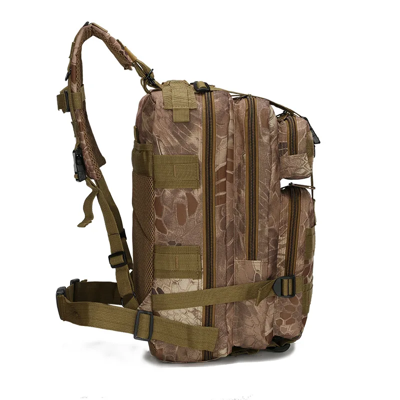 25L Small Army Fans Tactical Bag Outdoor Sports Mountaineering Bag Oxford Waterproof Camouflage 3P Backpack A5100