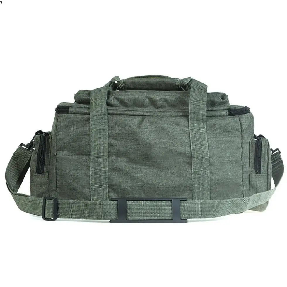 Large Capacity Nylon Cloth Shoulder Messenger Shoulder Multifunctional Fishing Bag, Fishing Tackle Reel Camera Storage Bag