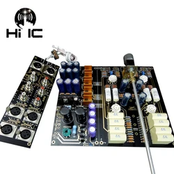 12AU7 Valve Tube Bile Preamp Pre-amp ECC88 American ARC Circuit Tube Pre-Amplifier Stereo HiFi Balanced Bile Preamp DIY KIT