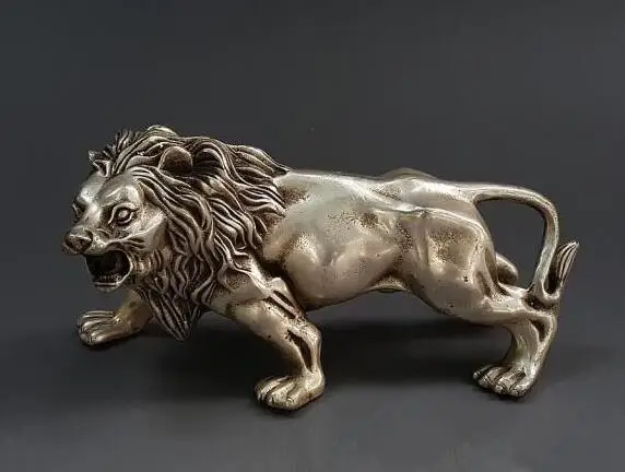 

Archaize white copper lion furnishing articles home decoration