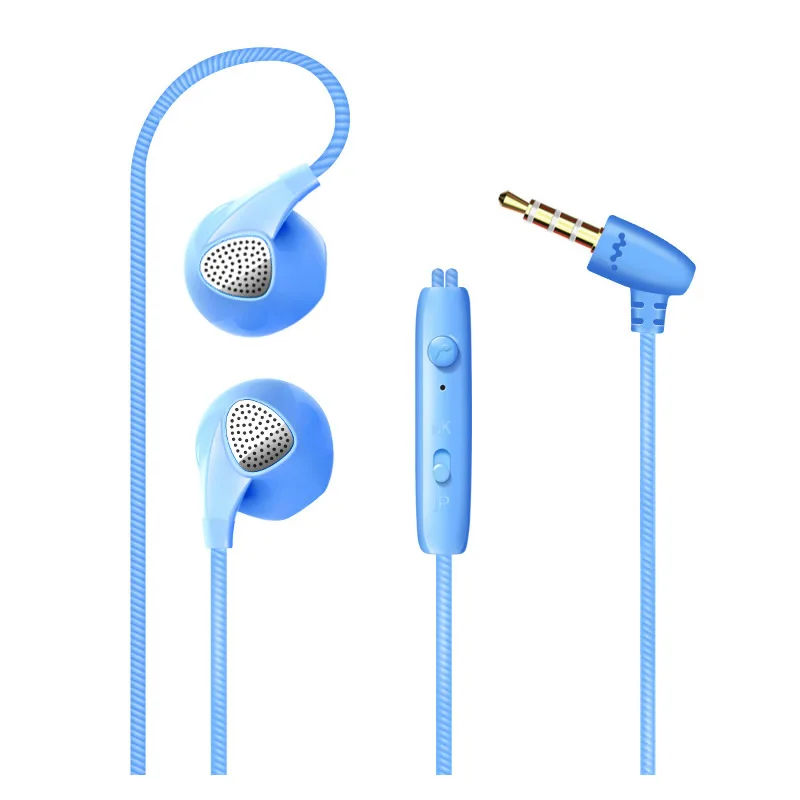 CHICLITS In-Ear Earphones 3.5mm Universal Stereo Color Smart Sport with Microphone Earphones For Mobile Phone