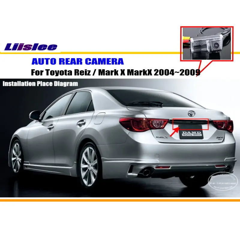 Toyota Reiz/Mark X MarkX 용 자동차 후방 카메라, 2004 2005 2006 2007 2008, 주차 자동 HD CCD 캠 액세서리 키트