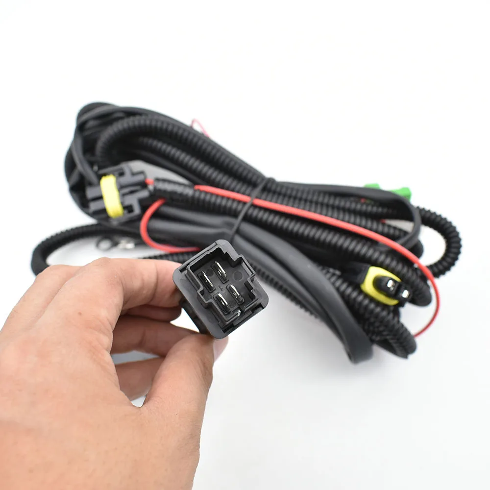Wiring Harness Wire Sockets + Switch For H11 Fog Lamp For Suzuki SX4 Grand Vitara 2 ALTO 5 SWIFT 3 JIMNY FJ IGNIS 2