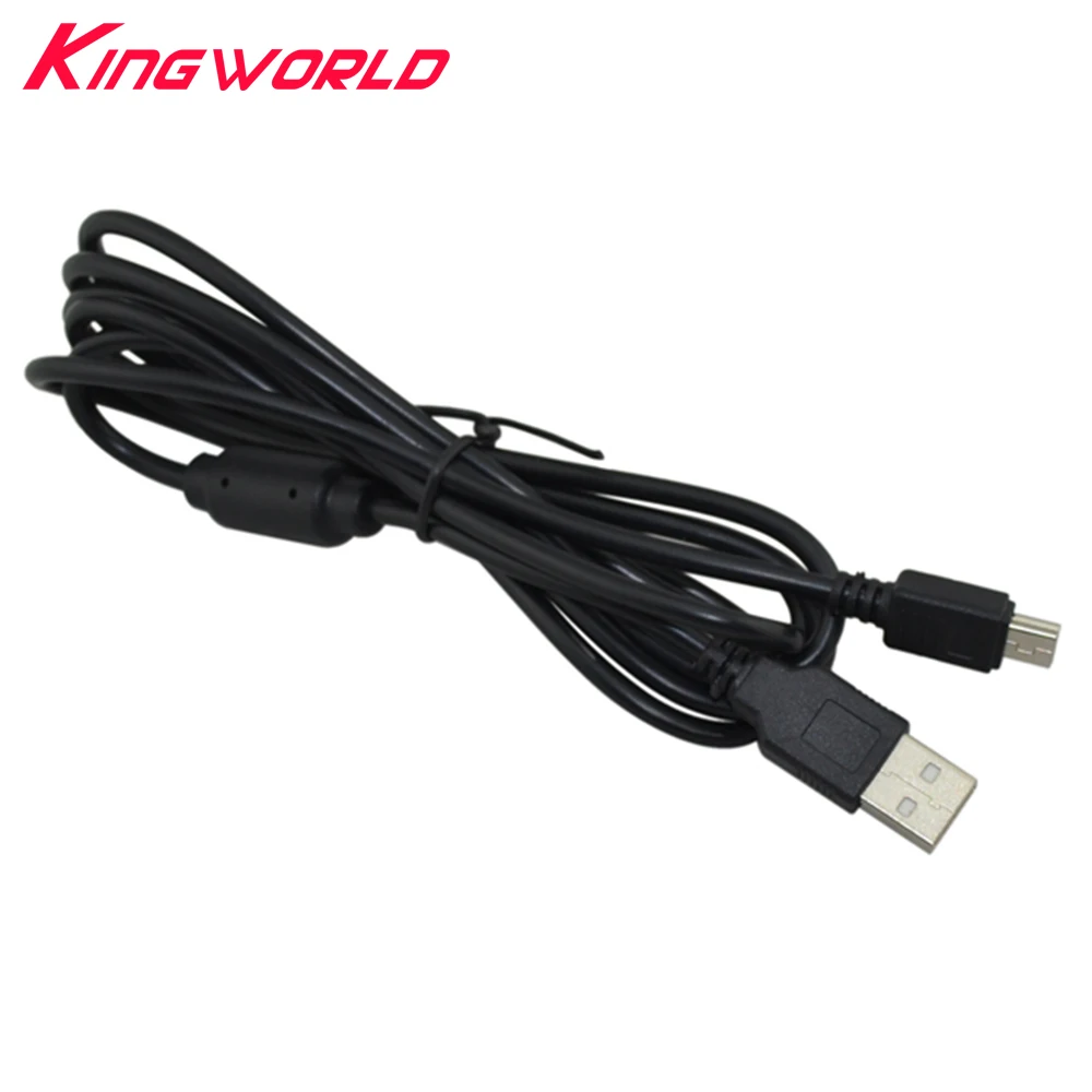 

100pcs 1.8M USB Charger Charging Cable With Magnet Ring for Sony for PS3 Controller for Playstation 3 Data Cable