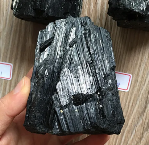 top quality large black tourmaline big size natural stones and minerals rough black tourmaline specimen around 60-100g