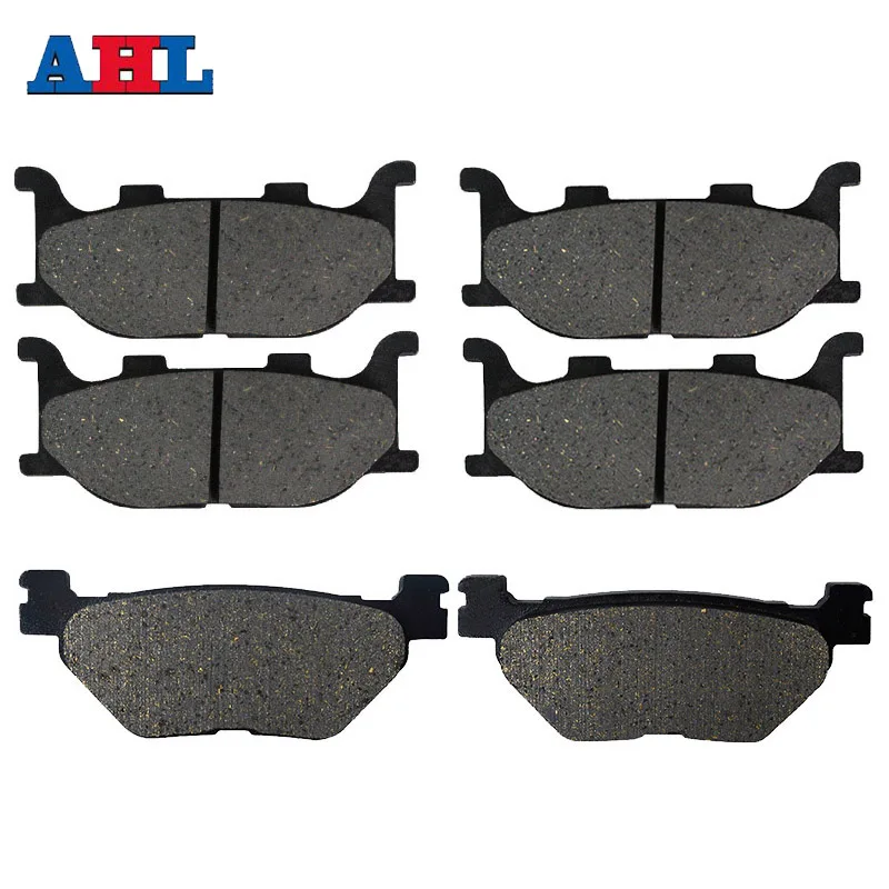 Motorcycle Front Rear Brake Pads For Yamaha XVS1300 CTW CTX AW AX V-Star 1300 Tourer 07-10 XVS1300A Midnight Star YP400 Majesty