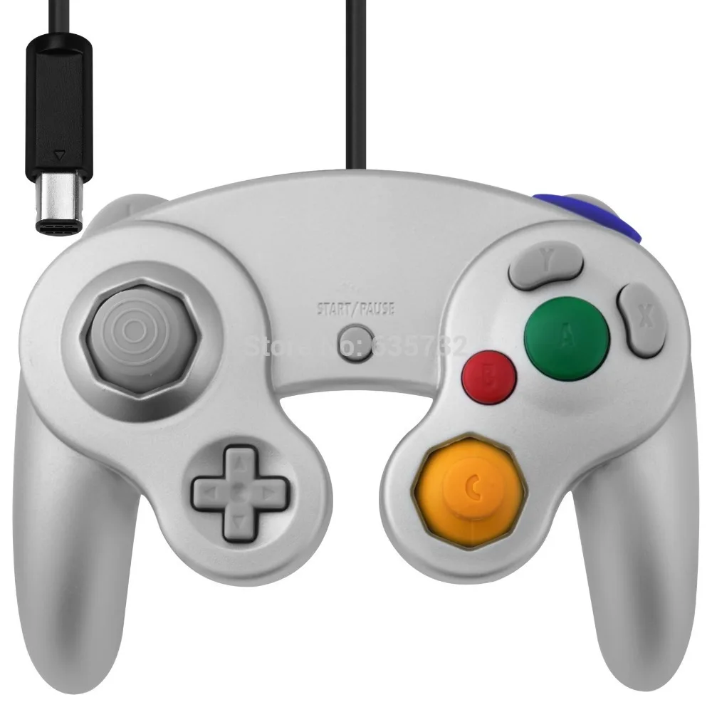 1pcs GC controller  For GameCube Console for Wii Console For Nitendo Wired Controller with Wii GC Port