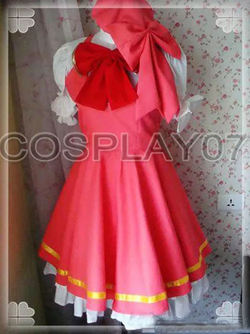 Card Captor Sakura Cosplay Costume Red Outfit