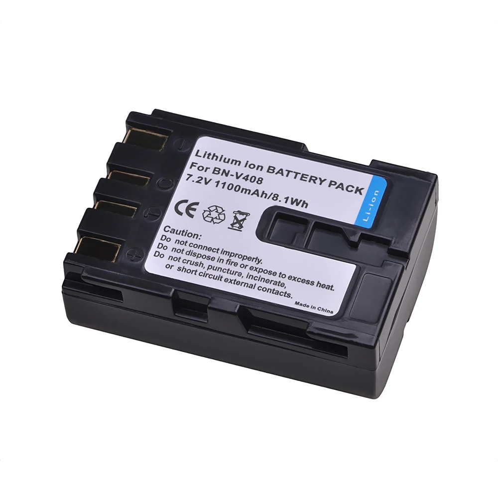 Tectra 1 pcs BN-V408 BNV408 BN V408 Battery for JVC GR-D230US GR D30 D30E D30U D30US D31EK D31US D32 Battery