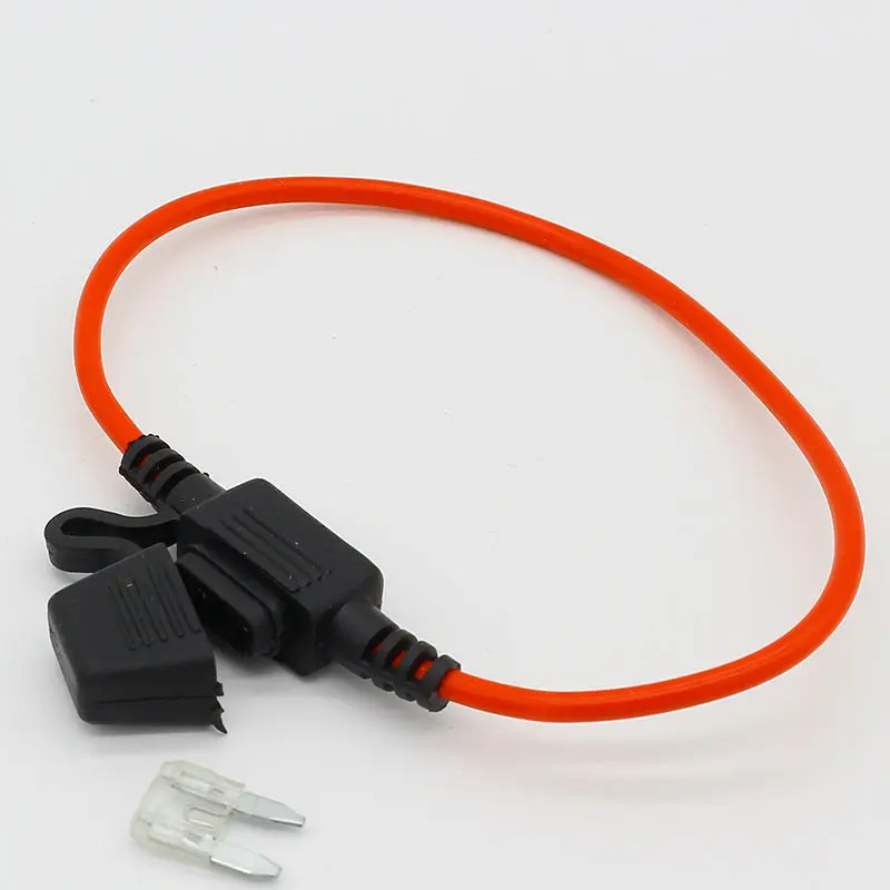 1pcs waterproof auto inline Mini In-Line Fuse Holder + 1pcs Fuse Inserts