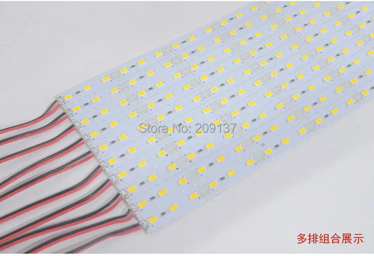 12V LED Light bar 1M SMD 5630 5730 led hard Strip Bar Article Light 72 LEDs per meter warm white cold white red green blue