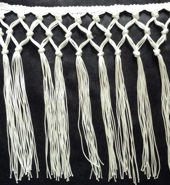 20cm long high quality trimming tassel, handmade knot rope fringe, stage costume decorative accessories,XERY-SY1109D