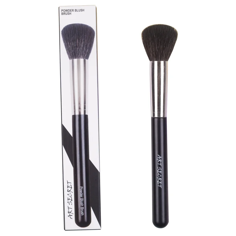 

SM07 Pro Blush Brush Powder Blusher Brush Cheek Contour Brush Cosmetic Tool Makeup Brush Natural Hair Wood Handle