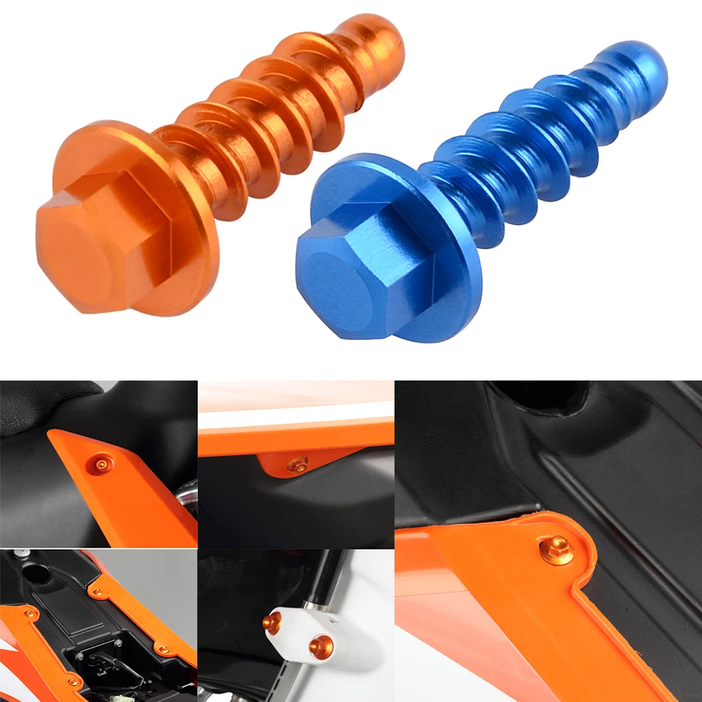 Tapping Screw Bolt Kits For KTM 125 200 250 300 350 400 450 500 530 EXC SX SXF XC XCF EXCF XCW TPI SD 6D 2004-2022 Aluminum