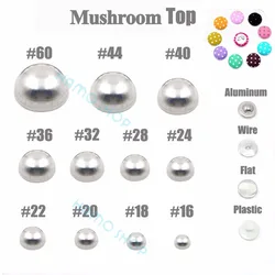 100Set/Lot#16-60Aluminum Round Mushrooms Fabric Covered Cloth Button Cover Metal Jewelry Accessories Handmade DIY craft 4Buttoms