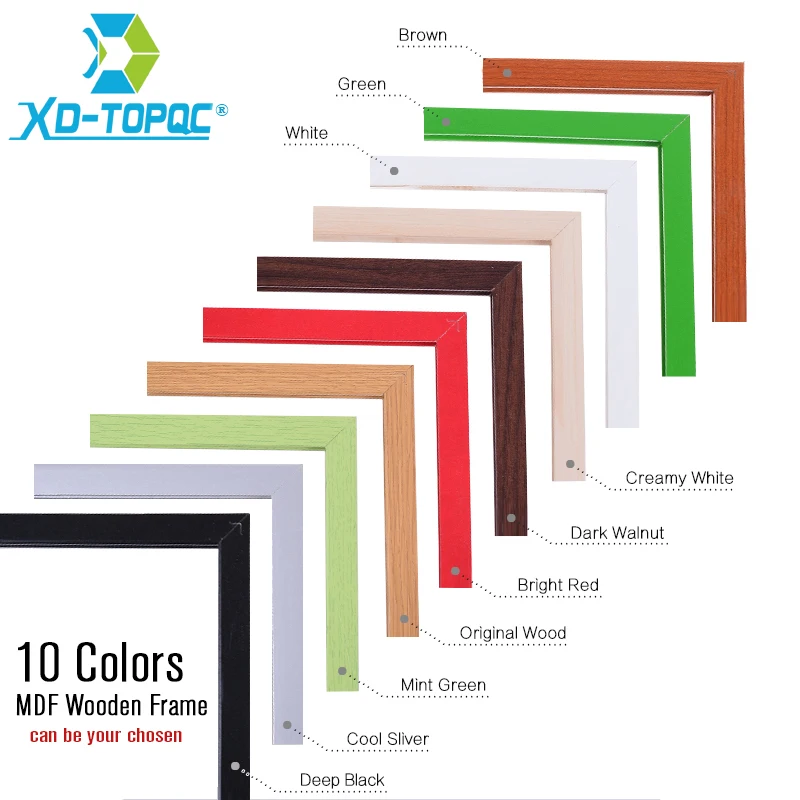 XINDI 60*90cm Whiteboard 10 Colors MDF Frame Magnetic Writing White Board Office Plus Size Message Dry Erase Factory Outlet WB27