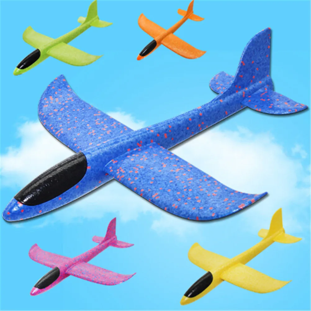 Funny Toy Epp Hand Launch Free Fly Glider Plane Hand Throw The Plane Model Toys For Children Kids Gifts