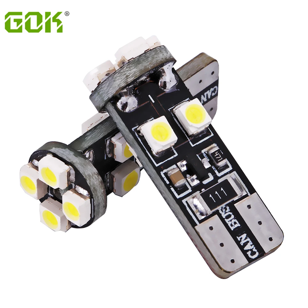 

100pcs Canbus T10 8Smd Led Canbus 1210 3528 No Obc Error 194 168 W5w Car Reading Interior Lights For Golf 4 Volkswagen Wholesale