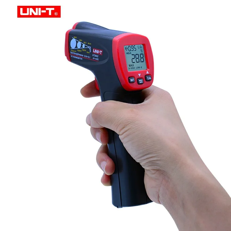 UNI-T Non Contact Laser infrared Thermometer IR Gun Temperature Measure Infrared pyrometer UT300A/300C/300S Infrared Thermometer