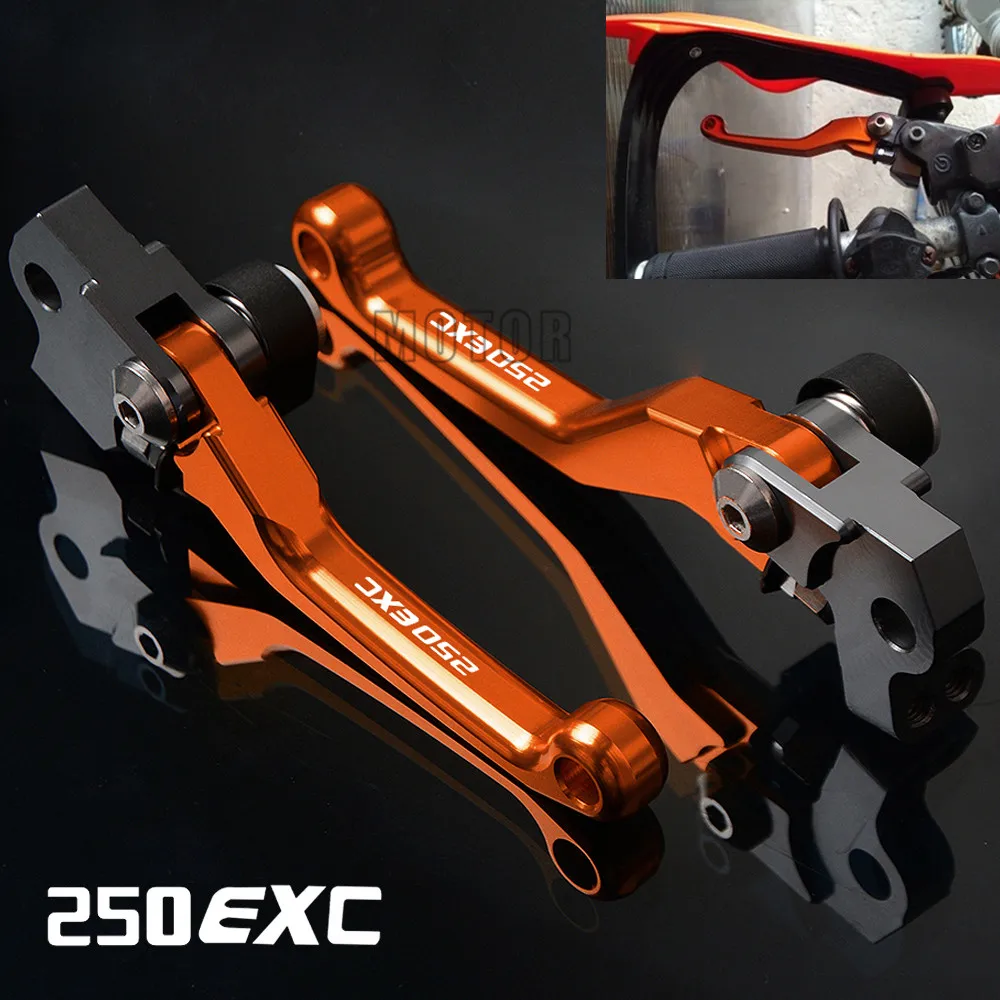 For   250EXC/250EXC-F 2005-2018 250 EXC/EXC-F/EXCF F CNC Motorcycle DirtBike Dirt Pit Bike Motocross Pivot Brake Clutch Levers