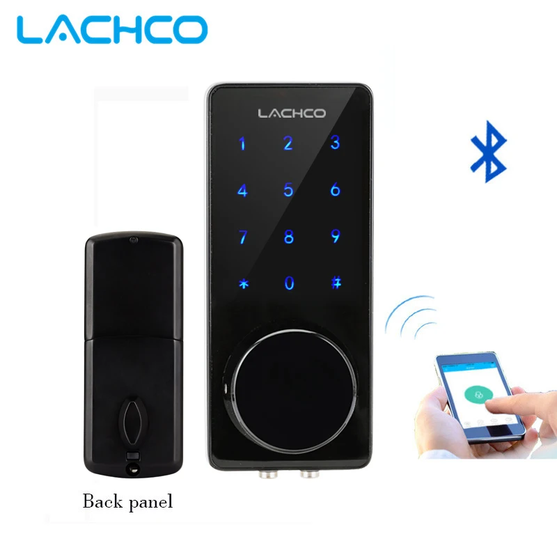 

LACHCO Smartphone Bluetooth Door Lock APP Combination, Code Touch Screen Keypad Password Smart Electronic door Lock L16076BAP