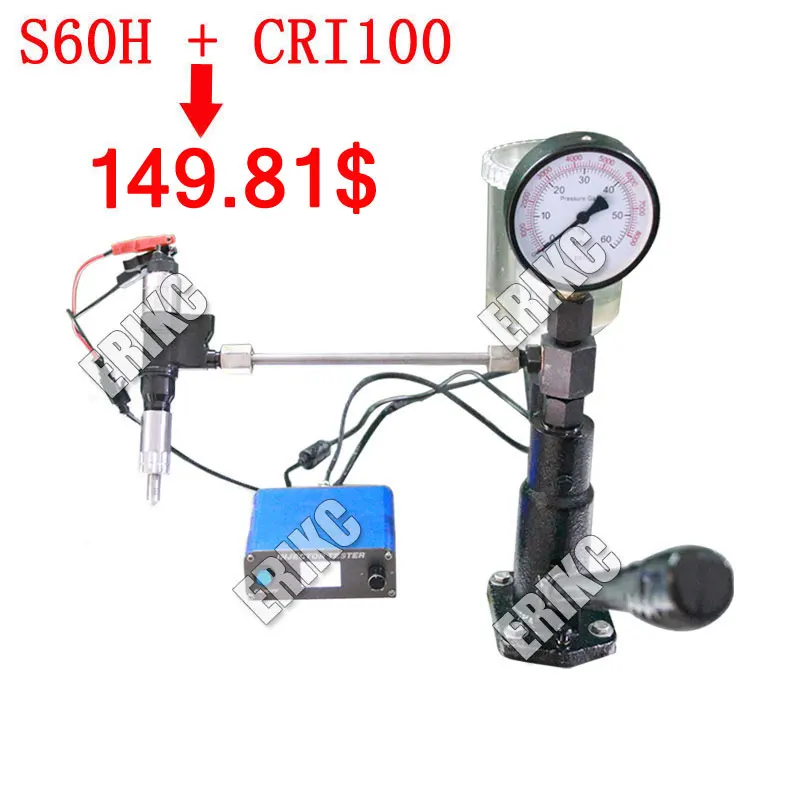 

ERIKC CRI800 CRI100 And S60H Common Rail Injector Test System, Multifunction Pizeo Electromagnetic Fuel Injection Nozzle Tester