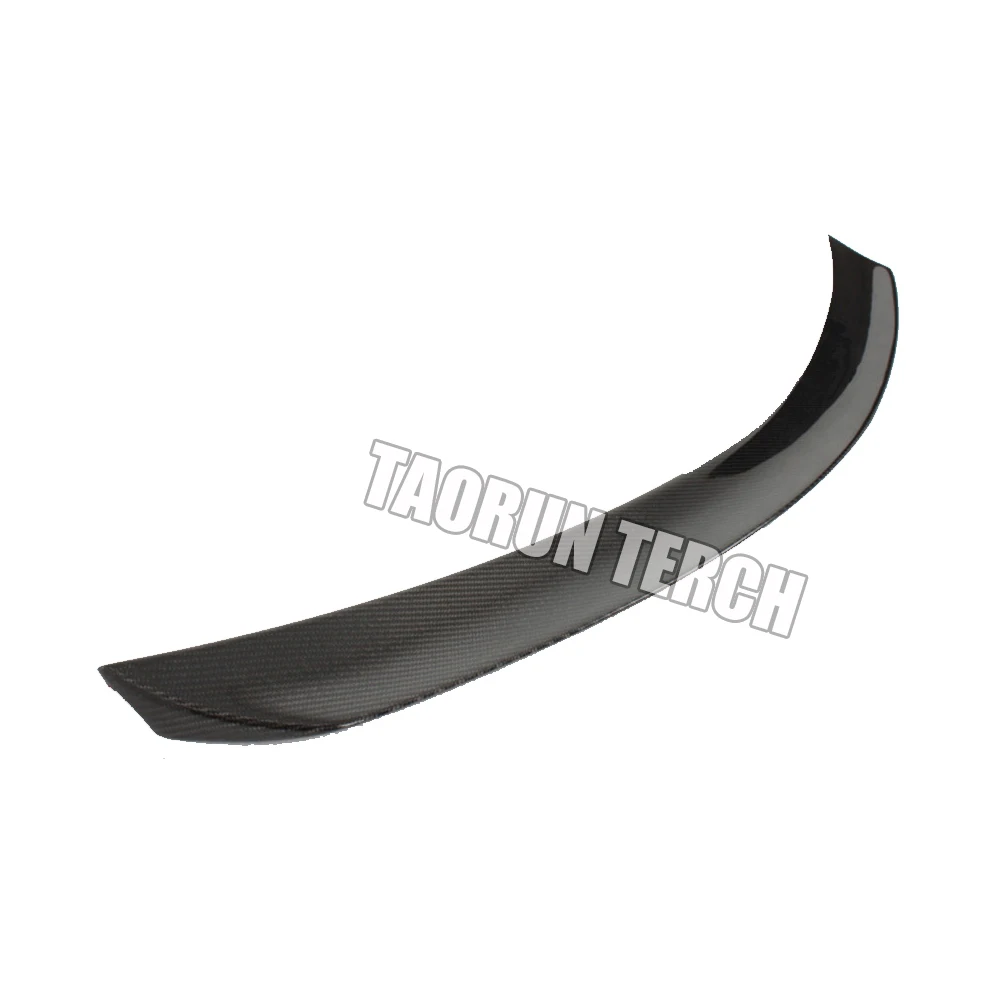 V Style W204 Carbon Fiber Rear Trunk Spoiler for Mercedes Ben W204 C200 C250 C300 C350 C63 AMG 4 Door Sedan Only 2007 - 2013