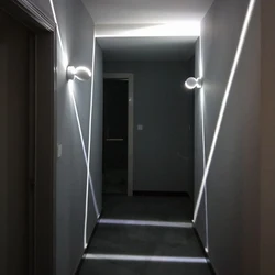 RGB indoor led wall lamp, surface mounted led wall sconce liner Stage effect lamp Aisle Bedroom Decorative Lighting 85-265V