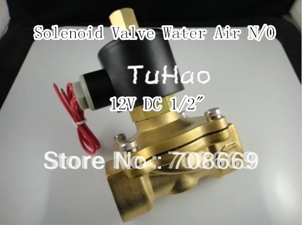 

Electric Solenoid Valve Water Air N/O 12V DC 1/2" Normally Open Type 2W160-15K