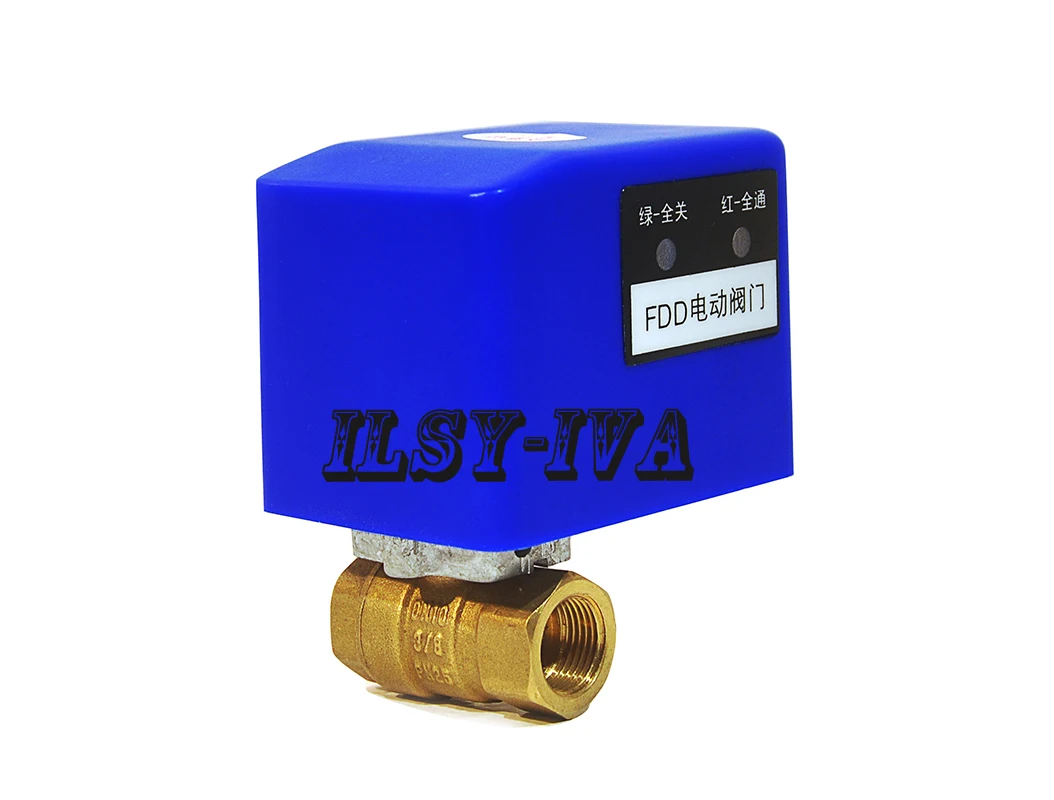 

FDD type DN10 DC12V,DC24V two way brass motorized ball valve