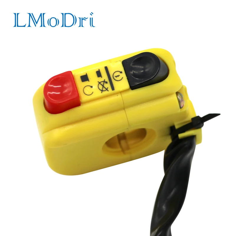 

LMoDri 22mm 7/8" Motorcycle Handlebar LED Headlight Lamp Switch On Off Control Electrical Start Kill Horn Hazard Light