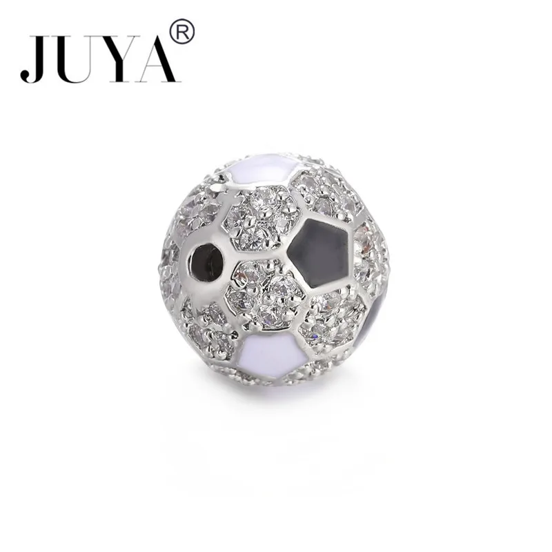 Metal Ball Beads DIY Football Beads Jewelry Making Findings Supplies Ali Moda Accessories Natural Stones Pearls Jewelry 2019 New