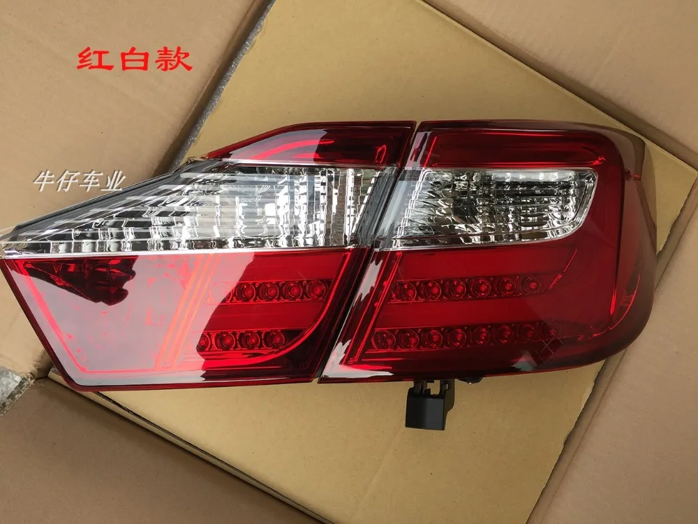 doxa Car Styling for Toyota Camry V50 Taillights 2012 2013 2014 Camry LED Tail Light Aurion Rear Lamp DRL+Brake+Park+Signal