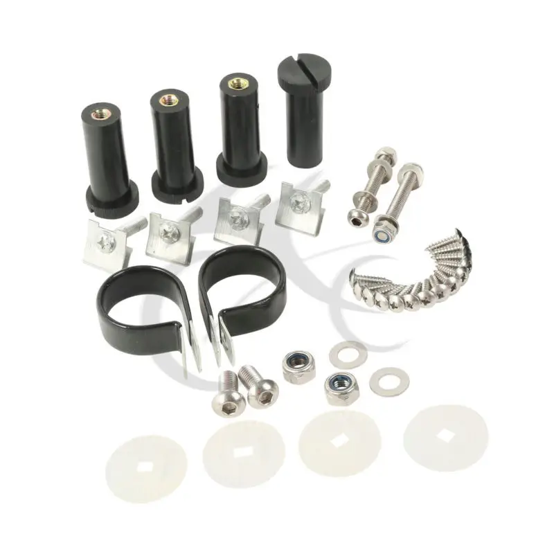 TCMT Lower Vented Fairing ชุดติดตั้งสำหรับ Harley Softail FLHX FLHT FLHTCU FLHX FLTR FLH แผนที่ Glide ถนน King Electra glide