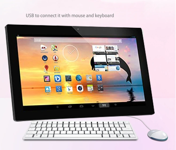 13.3 inch wall mounted android touch screen all in one pc windows 10