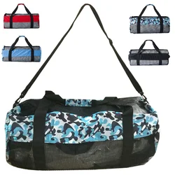 Heavy Duty Large Scuba Diving Mesh Gear Bag for Snorkel Swim Gym Fitness Hiking Travel Surfing Water Skiing Carry Holdall Tool