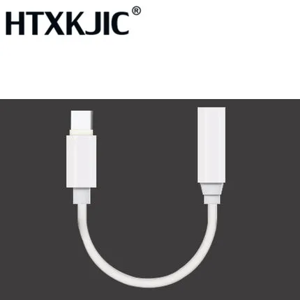 Type-C to 3.5mm Earphone cable Adapter usb 3.1 Type C USB-C male to 3.5 AUX audio female Jack for Xiaomi 6 Mi6 Letv 2 pro 2 max2